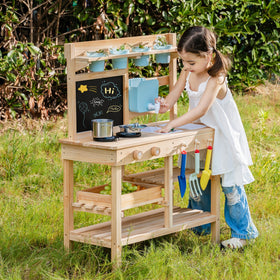 ROBUD Mud Kitchen makes a charming outdoor gift for ages 3+