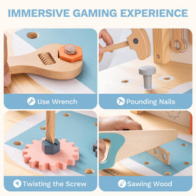 ROBUD multicolor parts arranged for engaging early learning experiences