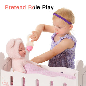 ROBUD natural wood construction offers sturdy, lasting play furniture