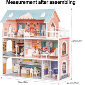 ROBud dollhouse playroom accessories showcase a complete pretend setup.