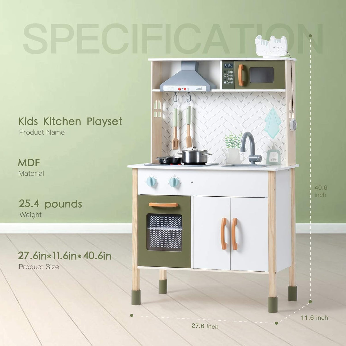 ROBUD sturdy wooden construction ensures durability for daily playtime.