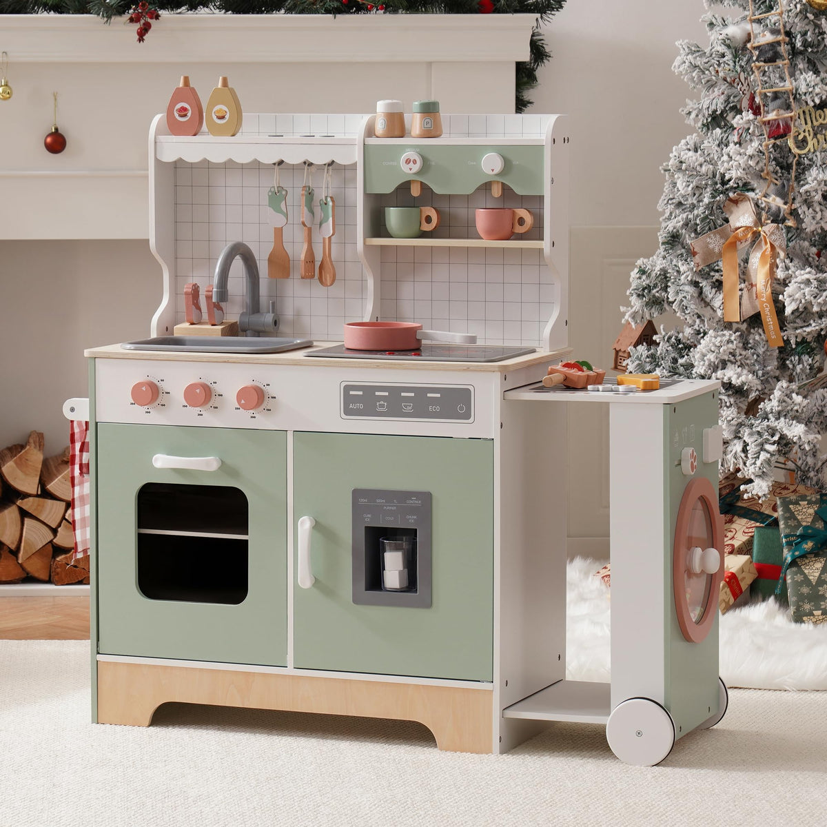 ROBUD expandable grill detail sparks pretend barbecue fun during outdoor-style play