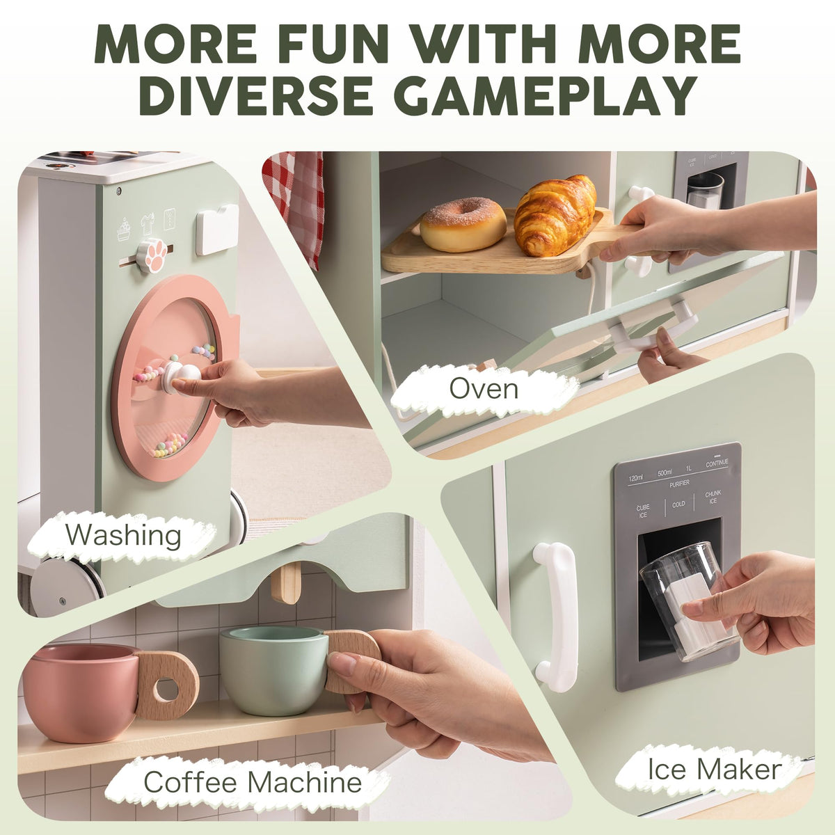 ROBUD ice maker feature adds chilly realism to kids' kitchen pretend games