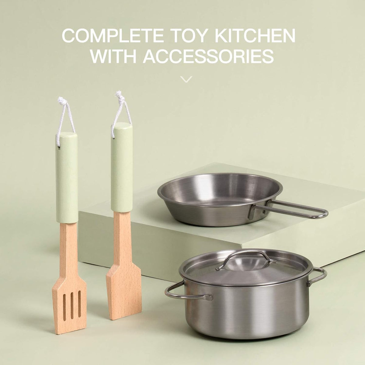 ROBUD microwave emits authentic sounds to enrich kitchen pretend play.
