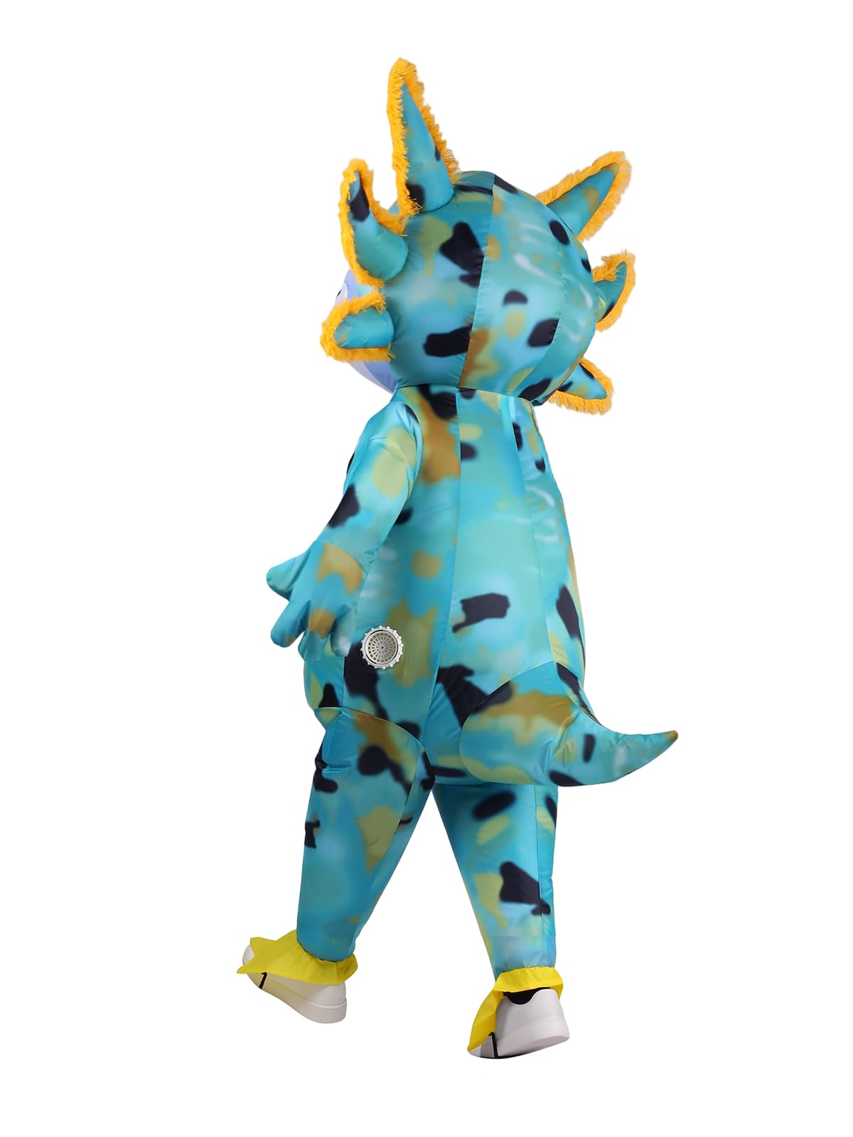 ROC PARTY axolotl costume features durable polyester construction