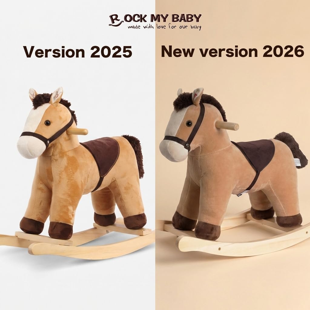 Rock My Baby Rocking Horse assembled dimensions for safe play