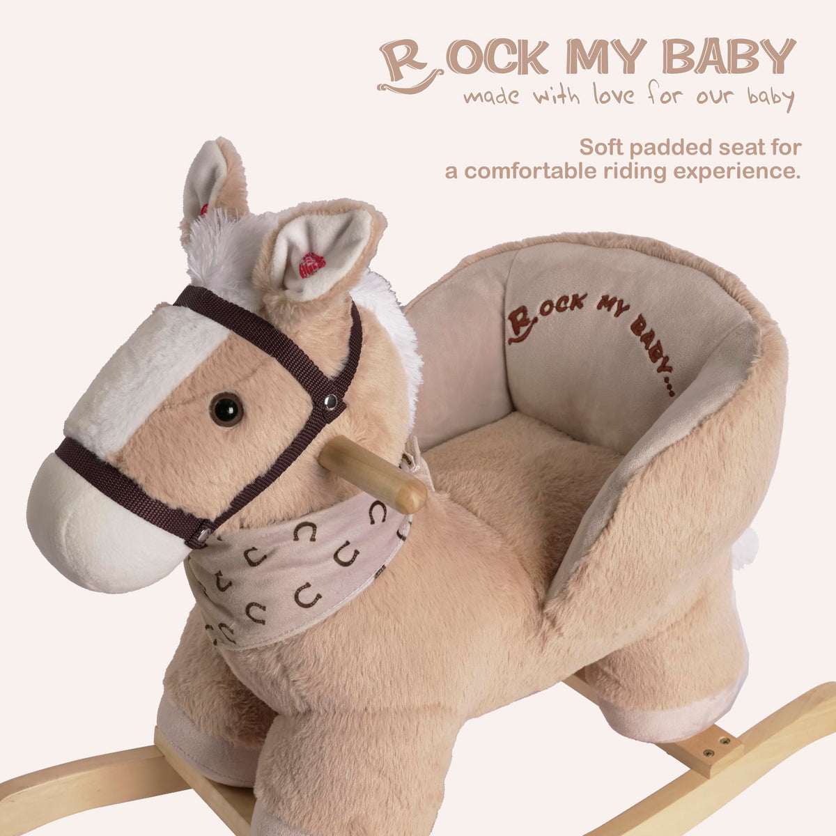 Rock My Baby stitching demonstrates durable construction for daily use.