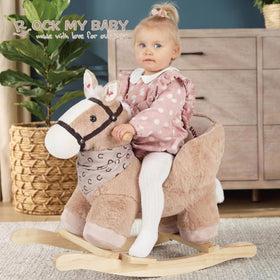 Rock My Baby ears-squeeze sound feature for imaginative play.