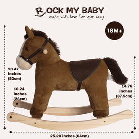 Rock My Baby ergonomic suede saddle detail for comfortable rides