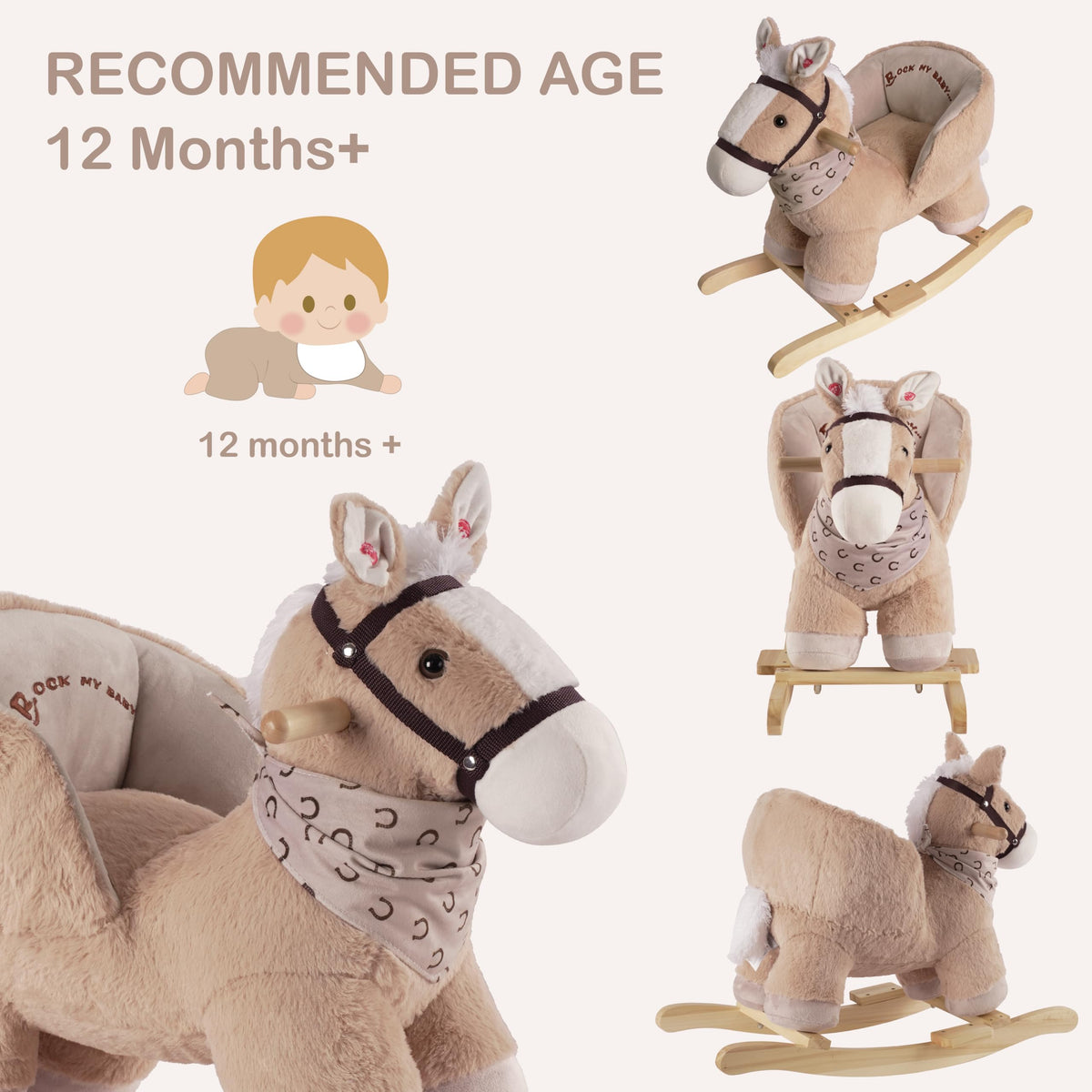 Rock My Baby realistic sounds inspire storytelling and pretend play.