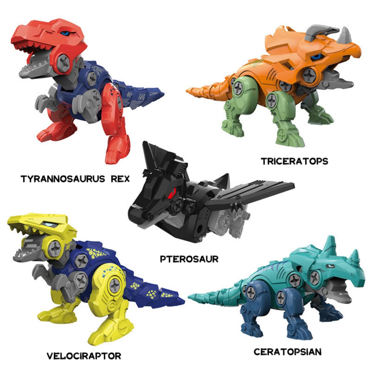 Rockclo dino-pterosaur close-up shows clear instructions for quick starts.
