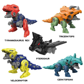 Rockclo dino-pterosaur close-up shows clear instructions for quick starts.