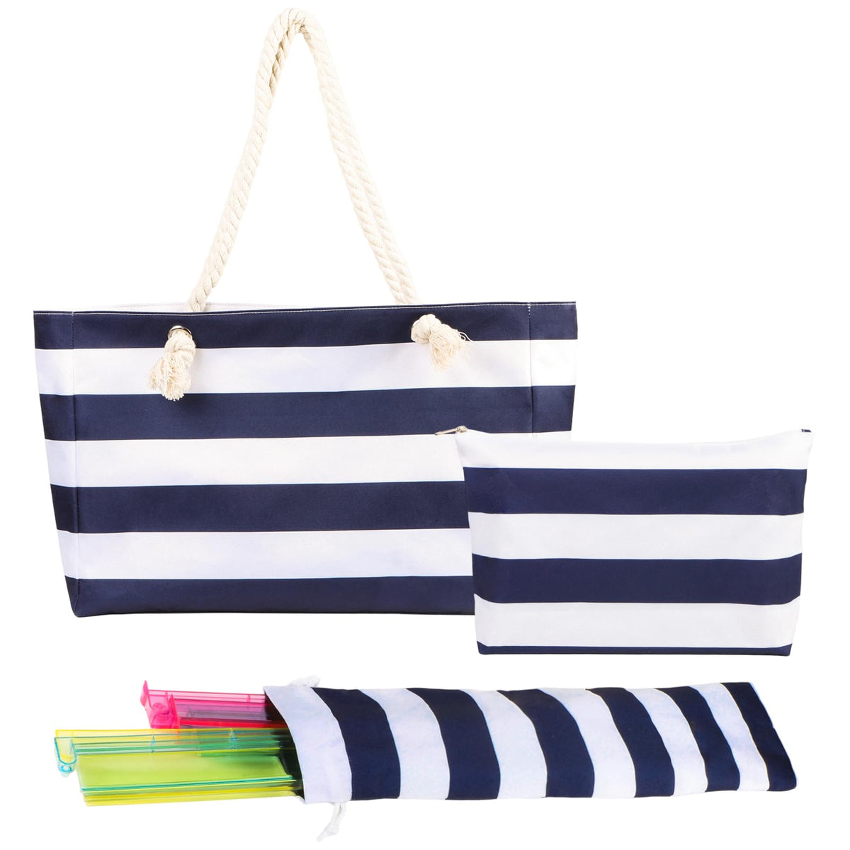 ROCKHUGO empty mahjong tile bag with zipper keeps tiles secure during transport.