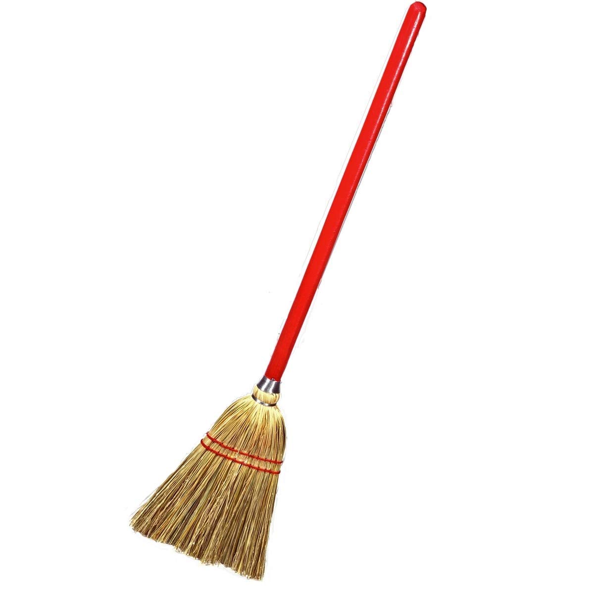 Rocky Mountain Goods small kid broom with wooden handle, ideal for quick, tidy sweeping in kids' spaces