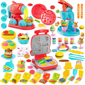 Rodsucs 3-in-1 color dough set ice cream maker for imaginative play