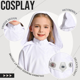 Rodwake princess robe worn by a child during playtime emphasizing comfort and versatility
