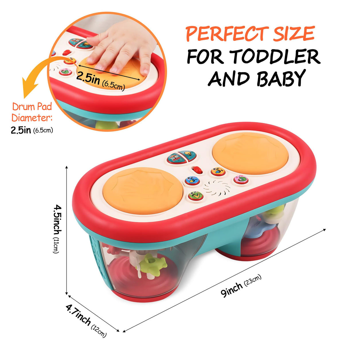 ROHSCE durable daily-play toy stands up to frequent grabbing and stacking