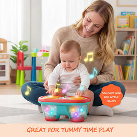 ROHSCE tummy-time musical toy encourages exploration and motor skills during playtime