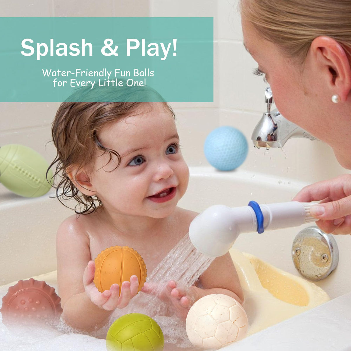 ROHSCE no-hole sealed design protects water safety during tub time.