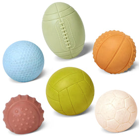 ROHSCE bath toy soccer ball promotes active tub play and ball recognition.