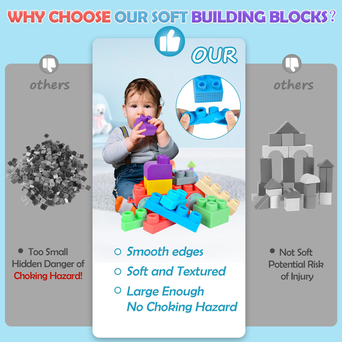 ROHSCE blocks are easy to clean and resistant to deformation