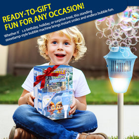 ROHSCE kid friendly bubble gadget for birthdays and backyard play.