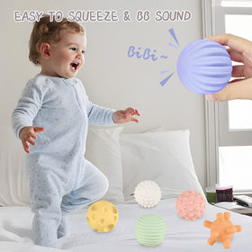 ROHSCE sensory balls make a thoughtful Easter gift for babies and toddlers.