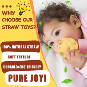 ROHSCE sensory balls with raised textures provide varied tactile exploration for curious fingers.