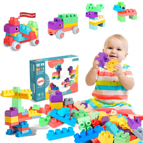 ROHSCE soft building blocks 20-piece colorful set for safe, imaginative play