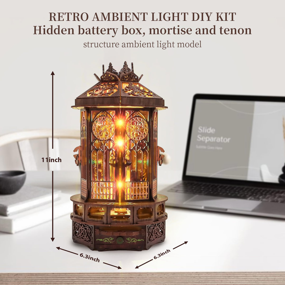 Roine Lxux 3D puzzle light demonstrates modular design for flexible display