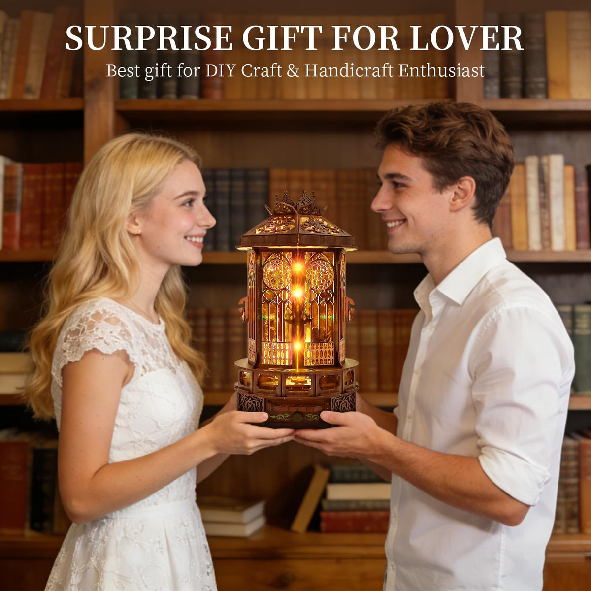 Roine Lxux 3D puzzle light serves as a unique home accent and gift