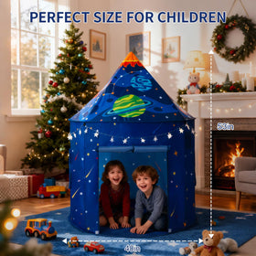 ROIWUIE pop-up play tent with quick setup for effortless use
