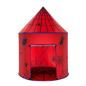 ROIWUIE spider web design play tent provides a safe imaginative space for kids.