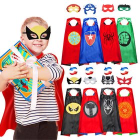 Roko double-sided satin cape for versatile superhero looks and imaginative play.