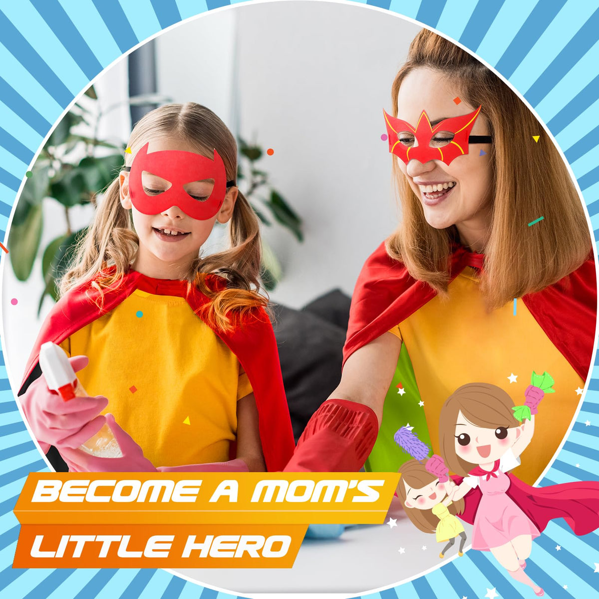 Roko kids playing in cape to boost creativity during dress-up.