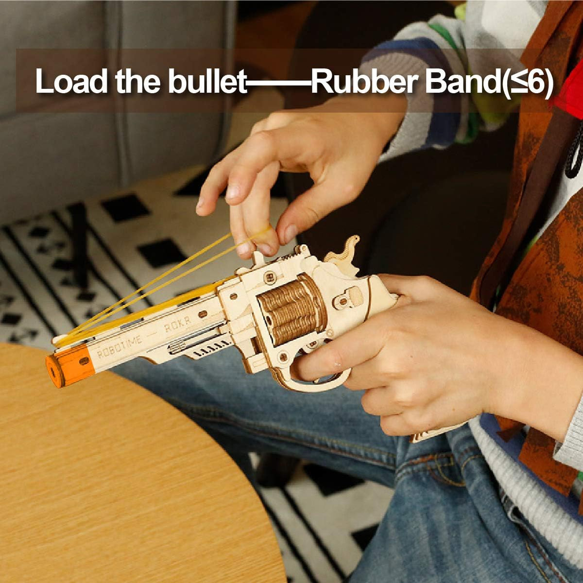 ROKR 3D multi-player indoor play scene inviting shared challenges with family.