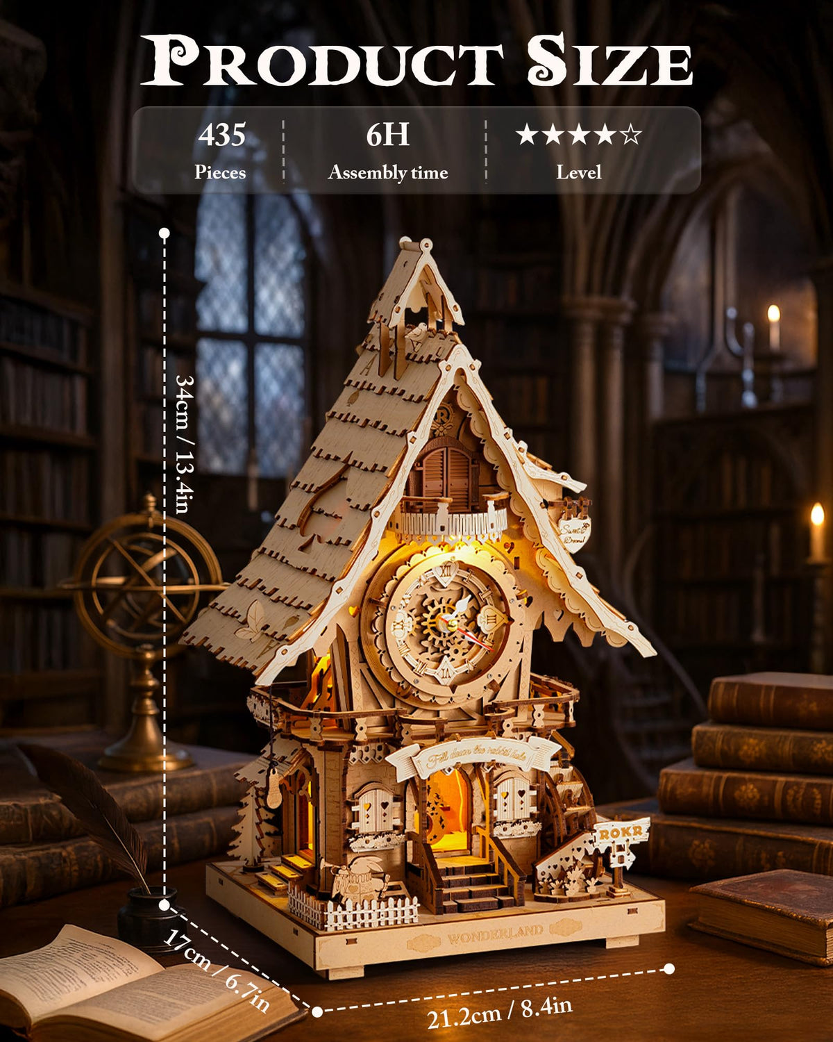 ROKR three-layer design highlighting craftsmanship and wood grain