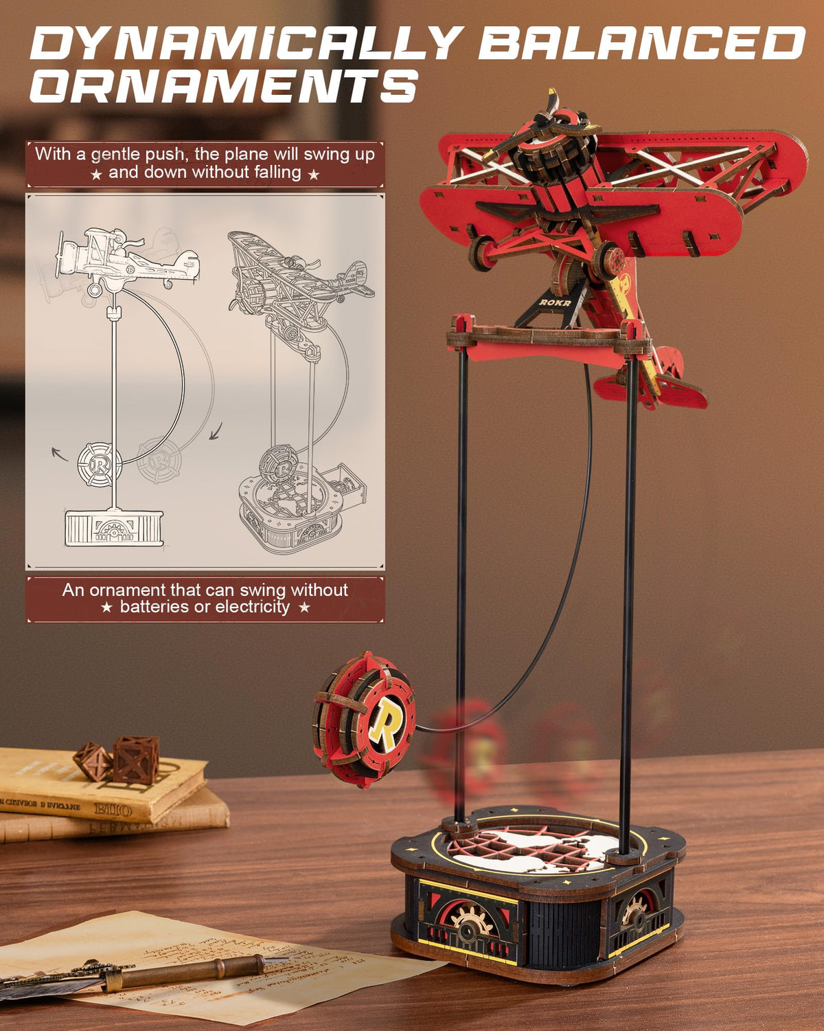 ROKR 3D Puzzle Easy Assembly Two Hours – smooth setup and satisfying build.