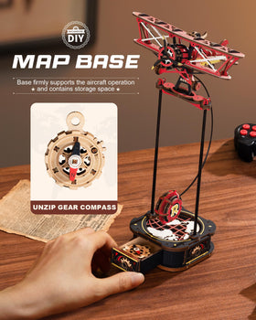 ROKR 3D Puzzle Hidden Compass Drawer – hidden feature sparks curiosity and conversation.
