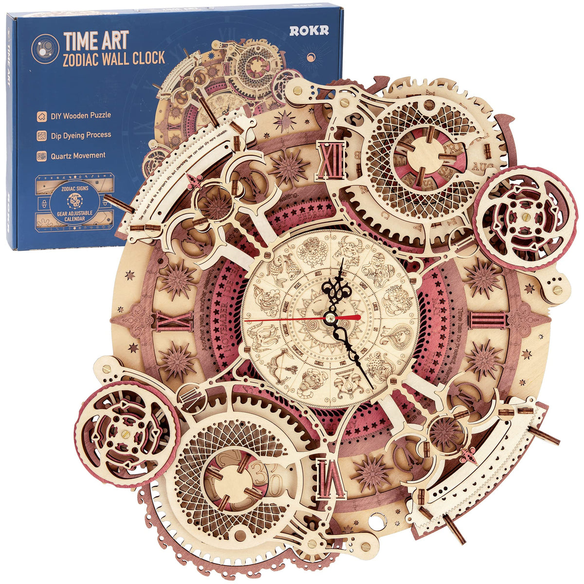 ROKR 3D zodiac clock packaging offers a premium unboxing experience for gifts