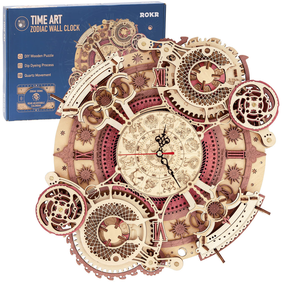 ROKR 3D zodiac clock packaging offers a premium unboxing experience for gifts