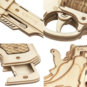 ROKR 3D wooden targets enhance indoor interactive shooting-style play.
