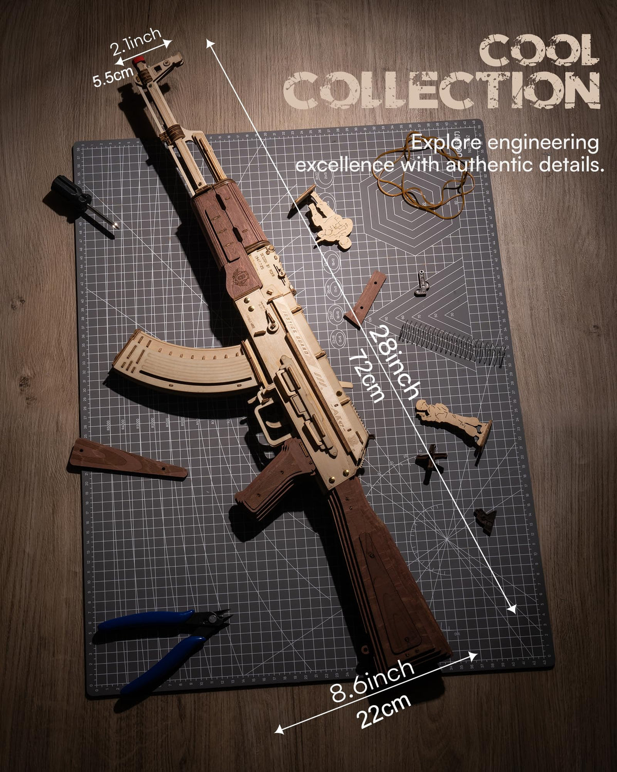 ROKR AK47 assembly instructions guide smooth progress from beginner to enthusiast.