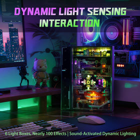 ROKR Alchemy City MR04S 3D mirror time tunnel adds cinematic depth to playtime.
