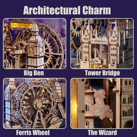 ROKR Big Ben landmark detail invites mindful assembly and striking home decor.