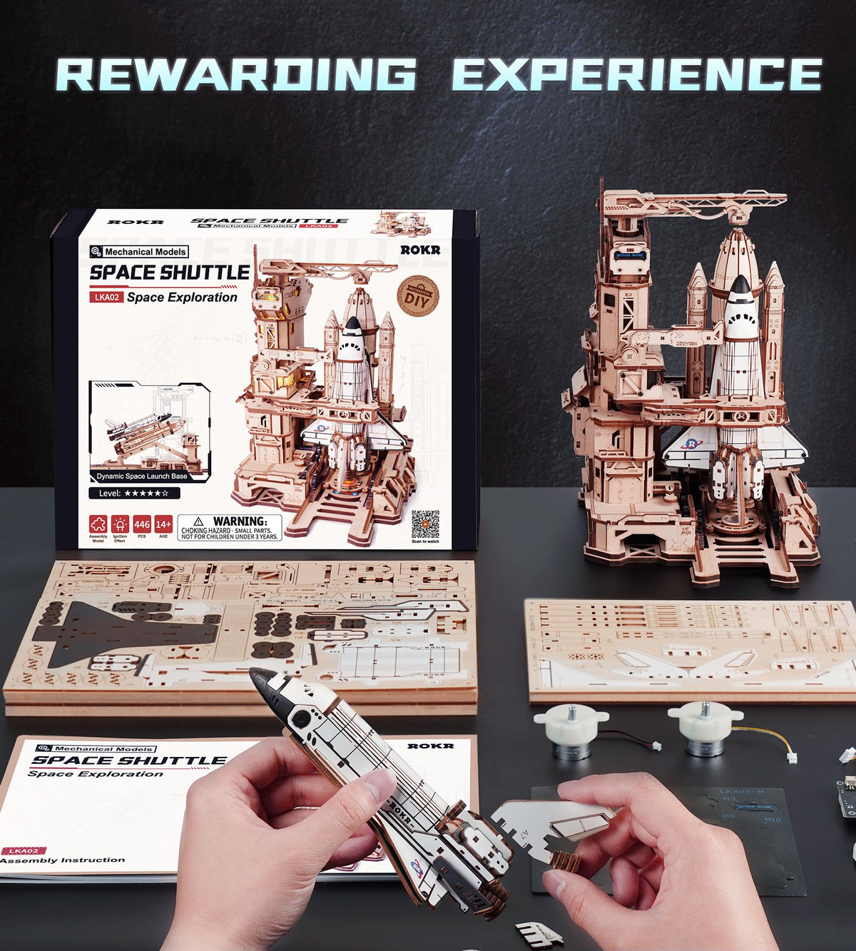 ROKR display-ready space mission setup suitable for collectors