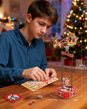 ROKR dynamic balance mechanism demonstrates gravity concepts through hands-on building.