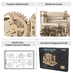 ROKR English instruction guide aiding step-by-step assembly safely
