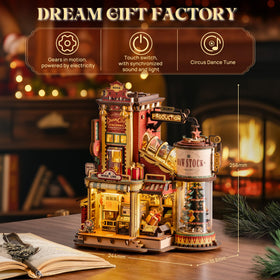 ROKR gift elves workshop adds charming figures to the mini factory scene