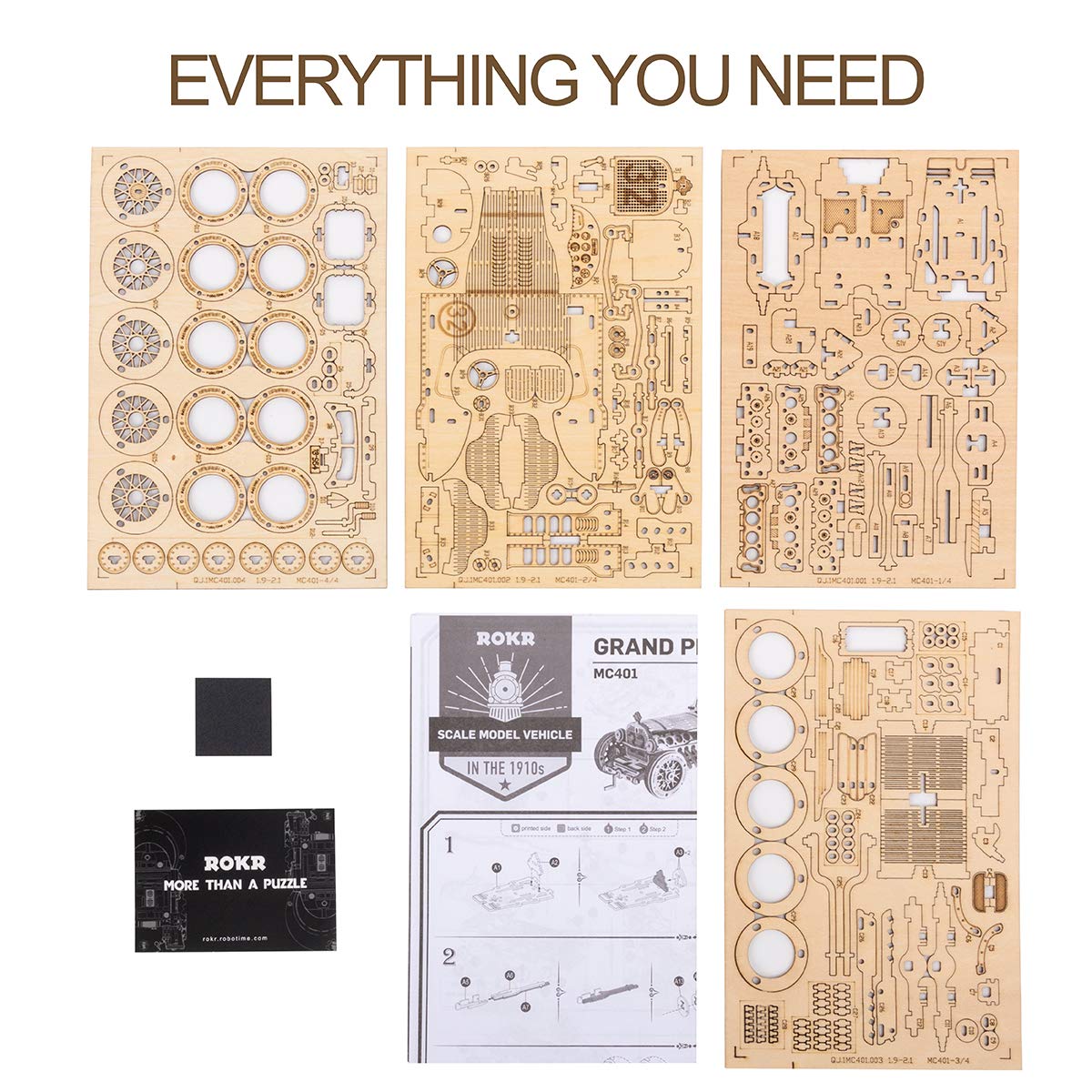 ROKR Grand Prix car makes a unique, thoughtful gift for puzzle lovers.